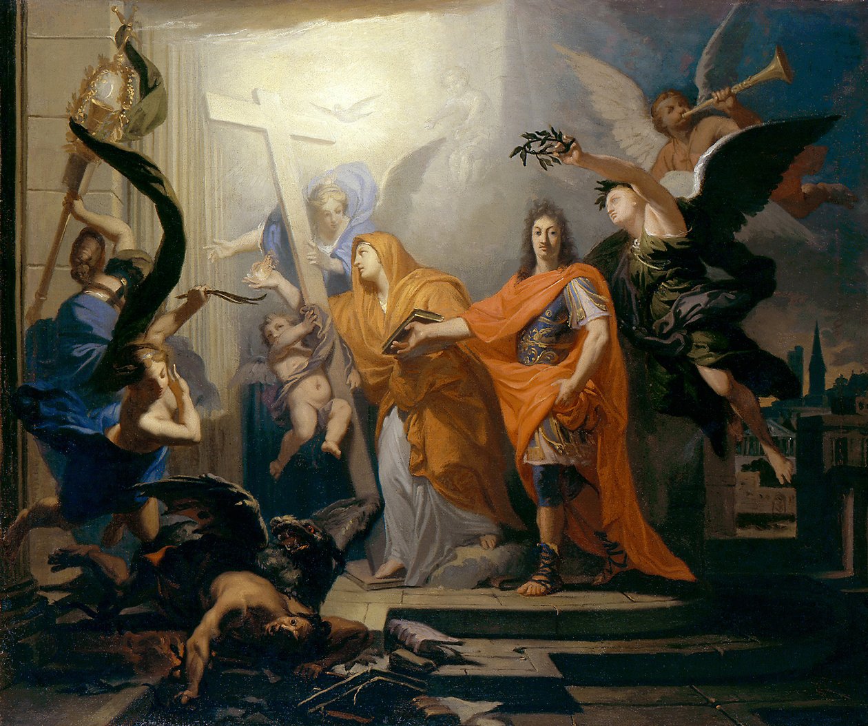 Katolisen uskonnon palauttaminen Strasbourgissa, n. 1681. tekijältä Claude Guy Halle
