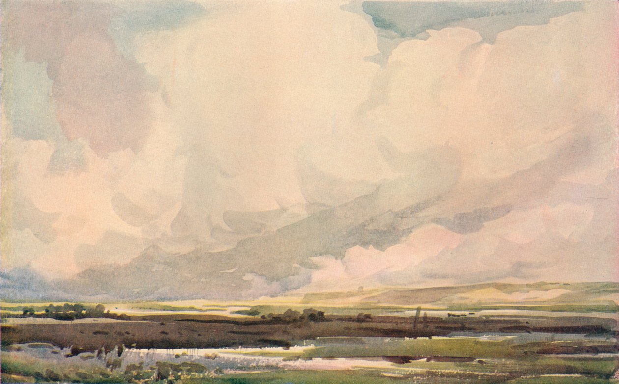 Lähellä Dunwichia, Suffolk, 1910 tekijältä Claude Hayes