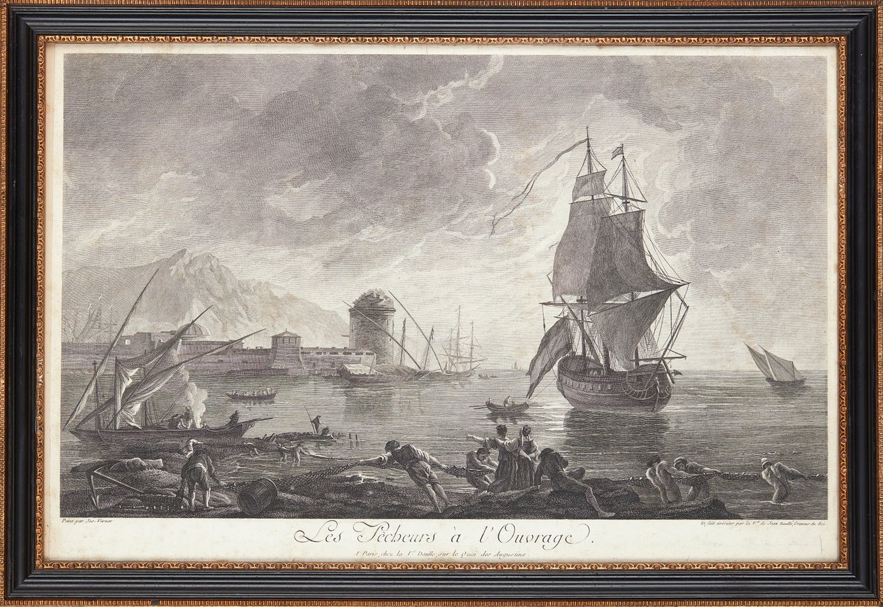 Ranskalaiset teräskaiverrukset tekijältä Claude Joseph (after) Vernet