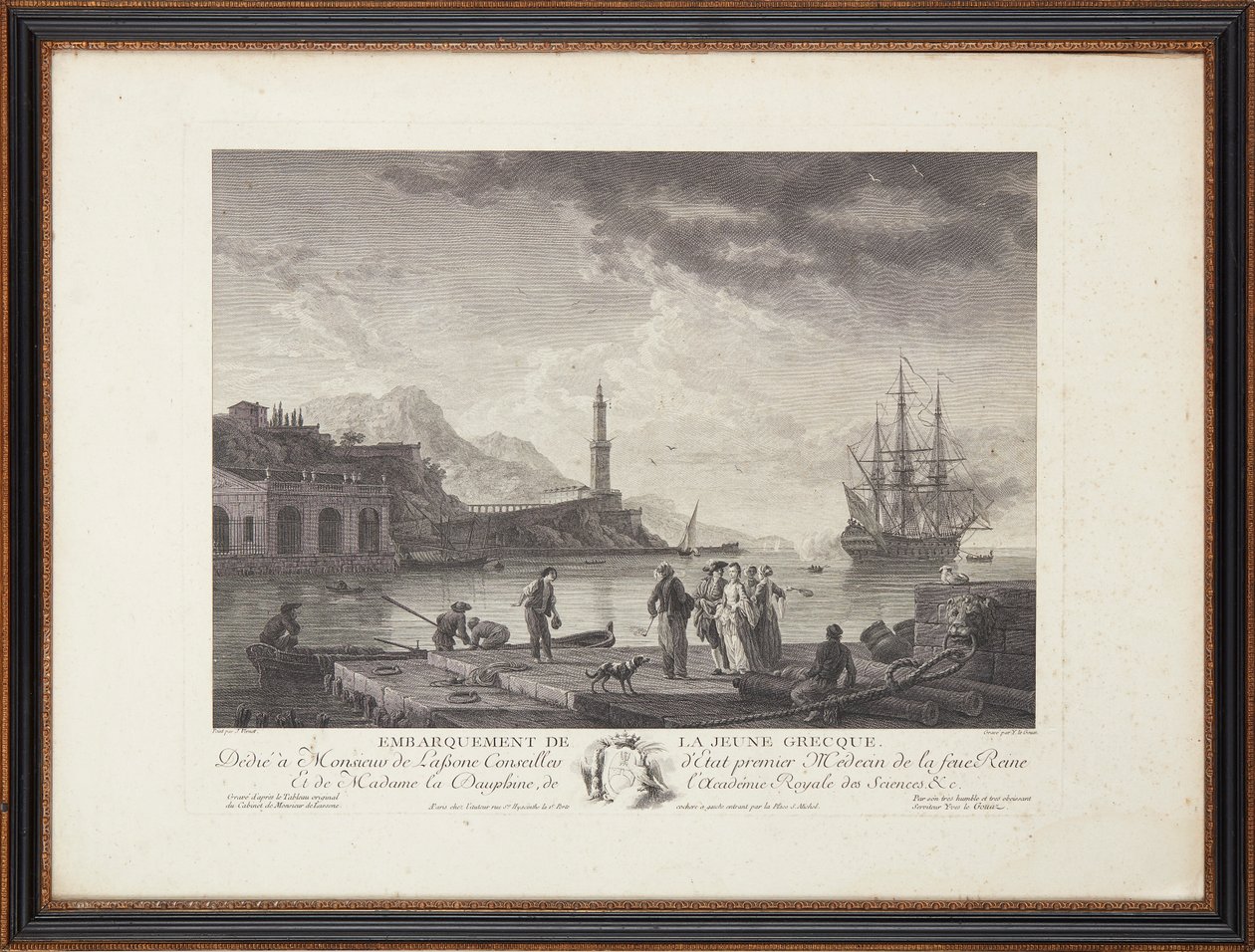 Ranskalaiset teräskaiverrukset tekijältä Claude Joseph (after) Vernet