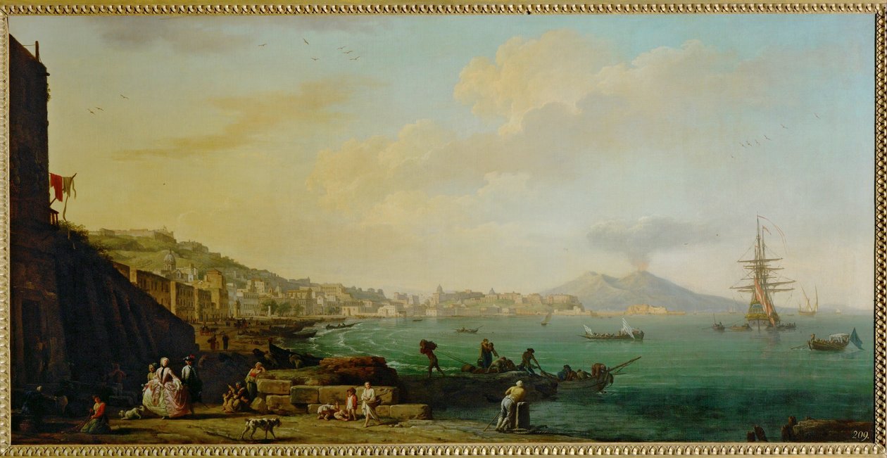 Näkymä Napoliin ja Vesuviukseen ... tekijältä Claude Joseph Vernet