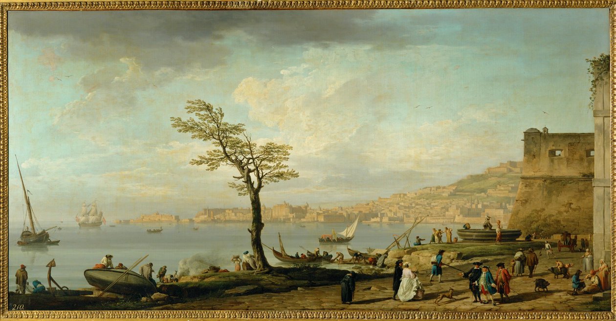 Näkymä Napolinlahdelle ... tekijältä Claude Joseph Vernet