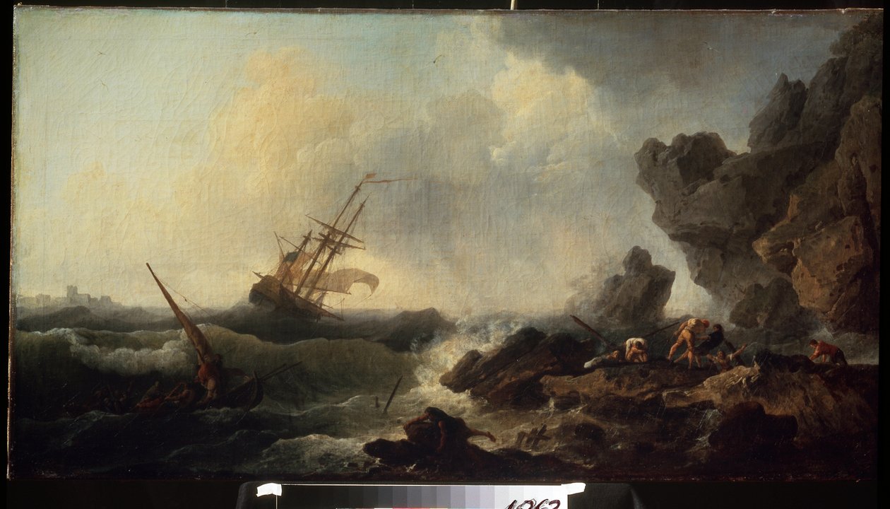 Myrsky merellä. Claude Joseph Vernet