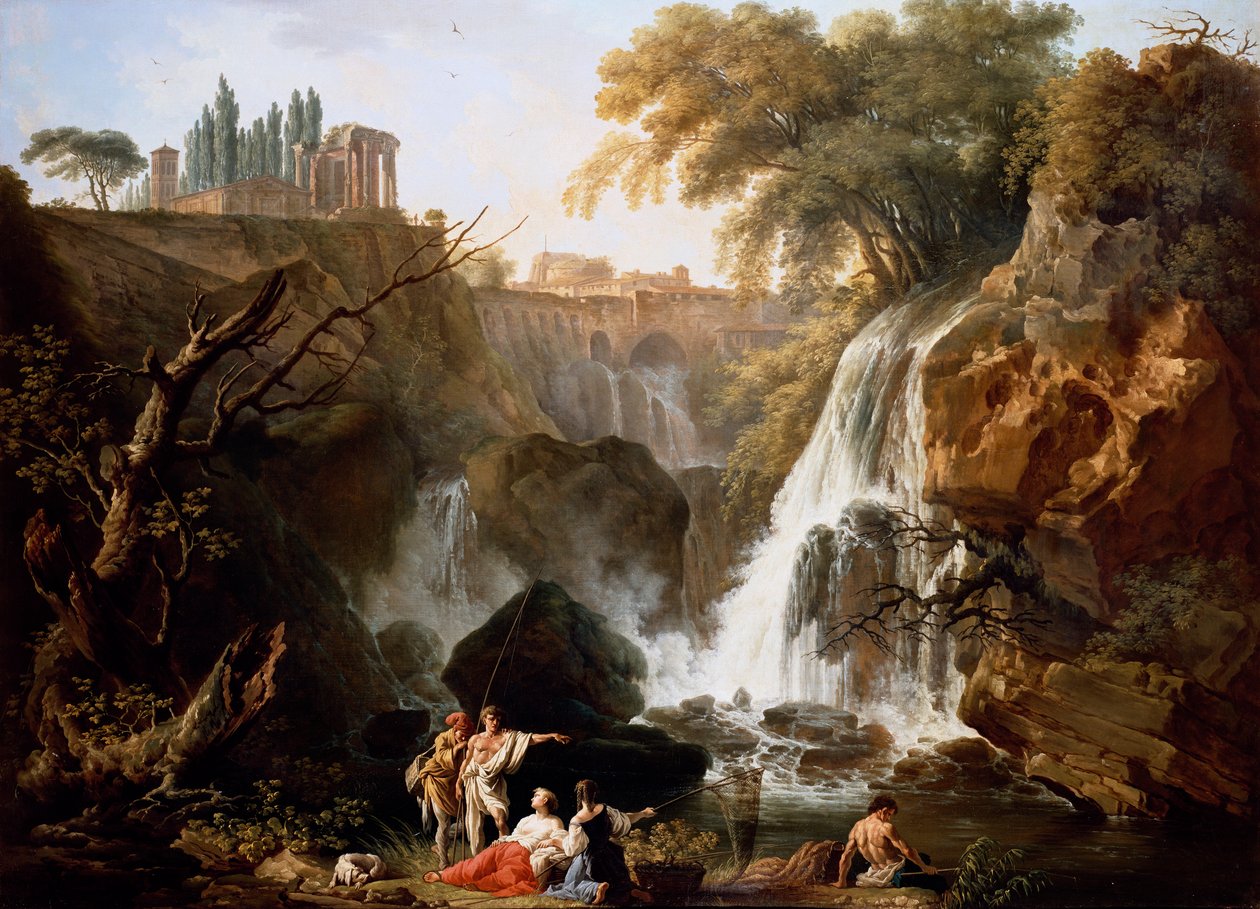 Kaskadi Tivolissa tekijältä Claude Joseph Vernet