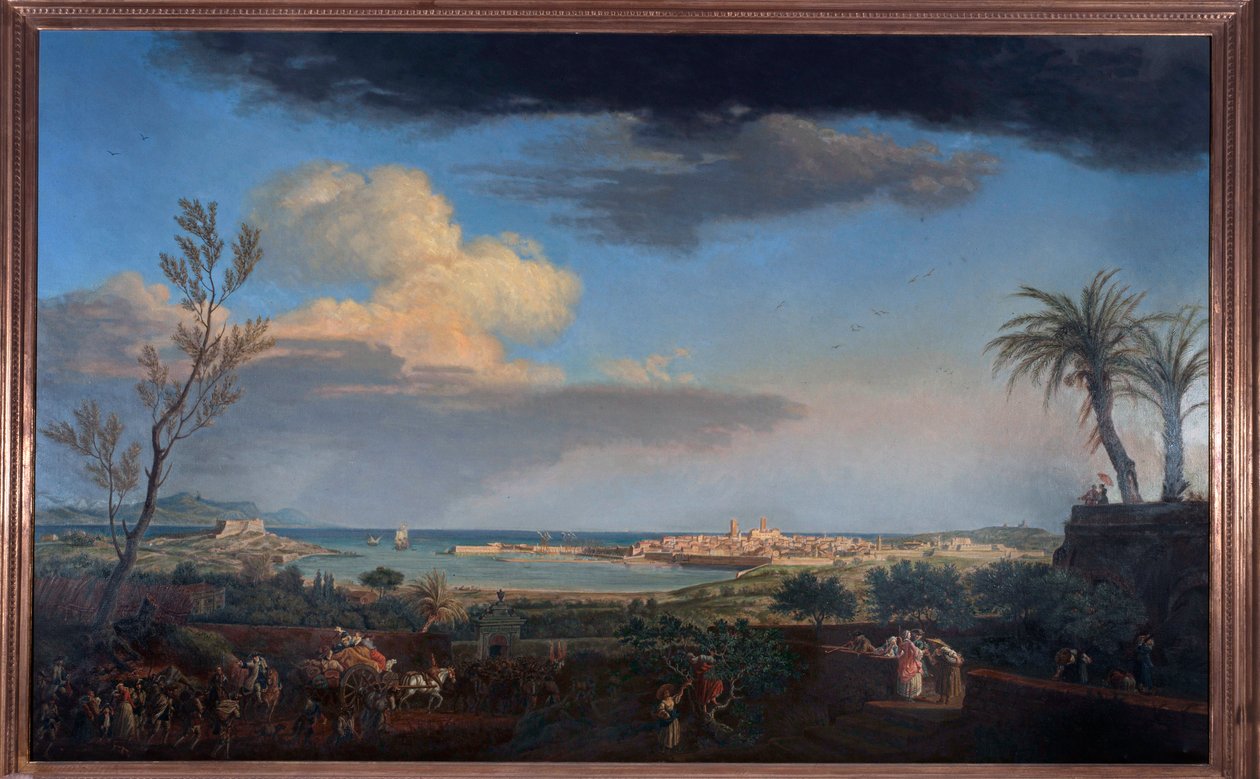 Port d"Antibes Provencessa, 1756 tekijältä Claude Joseph Vernet