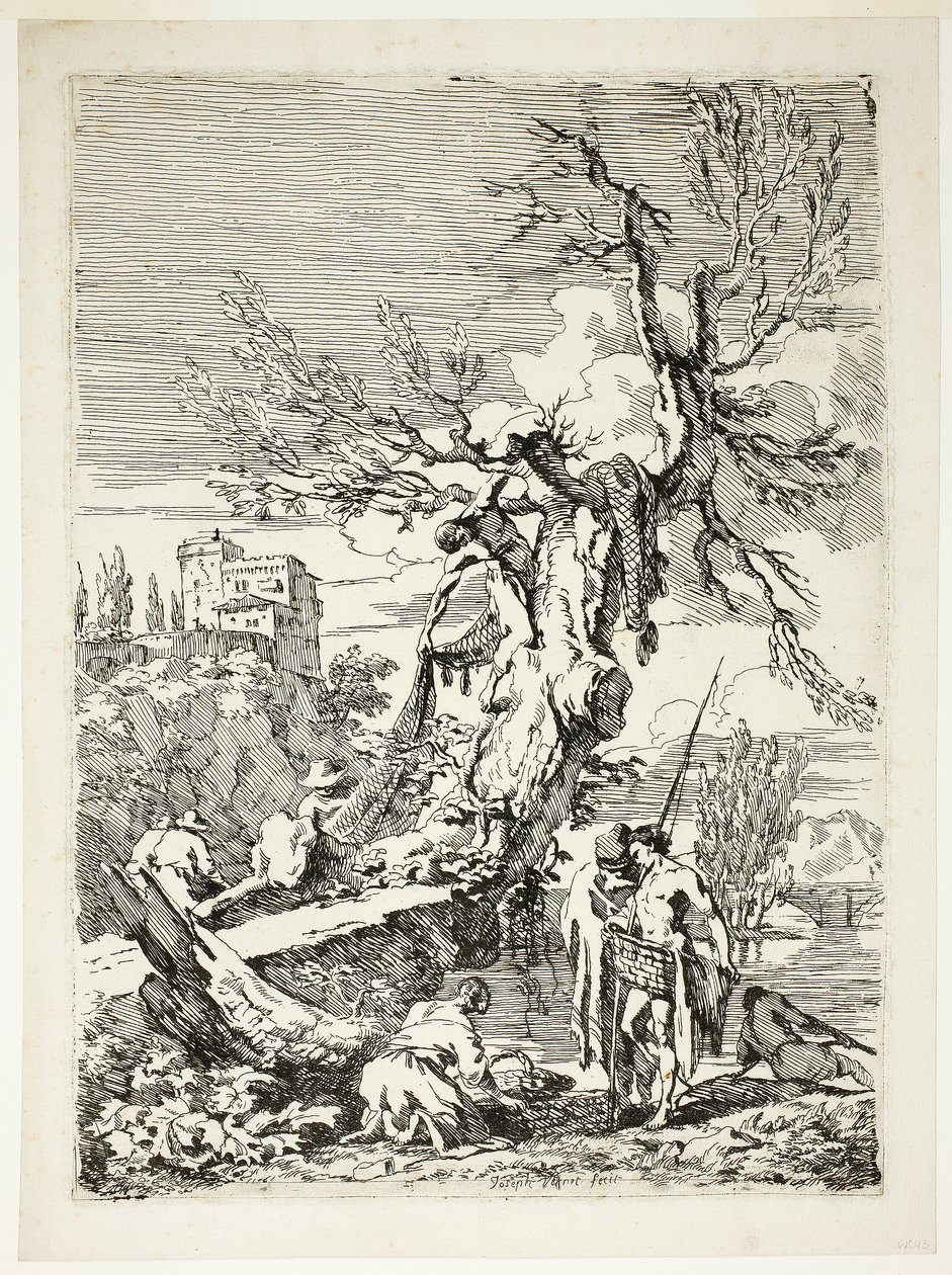 Paluu kalastuksesta tekijältä Claude Joseph Vernet
