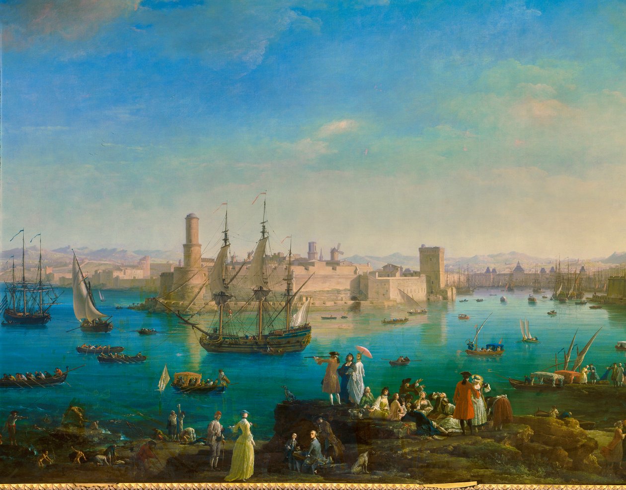 Marseillen sataman tulo vuonna 1754. Joseph Vernet