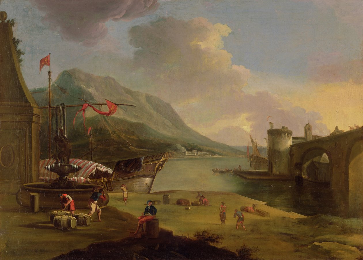 Kaleerien purkaminen Mykeneen salmessa tekijältä Claude Joseph Vernet