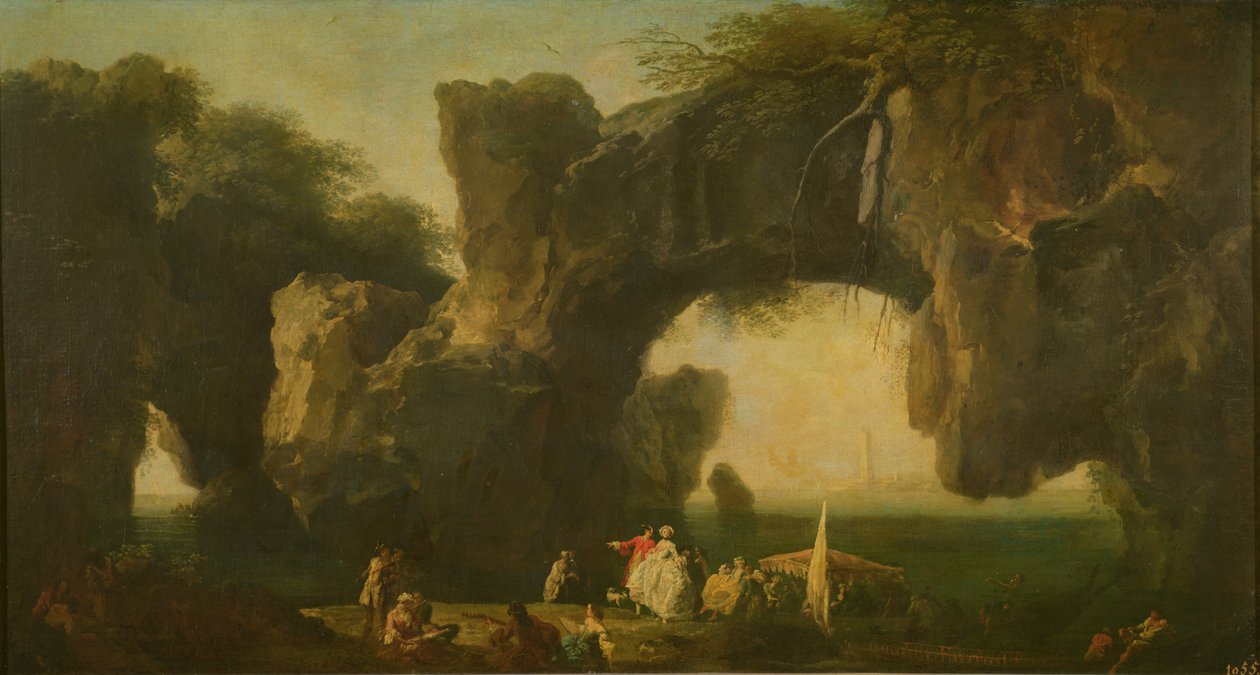 Näkymä Sorrentosta tekijältä Claude Joseph Vernet