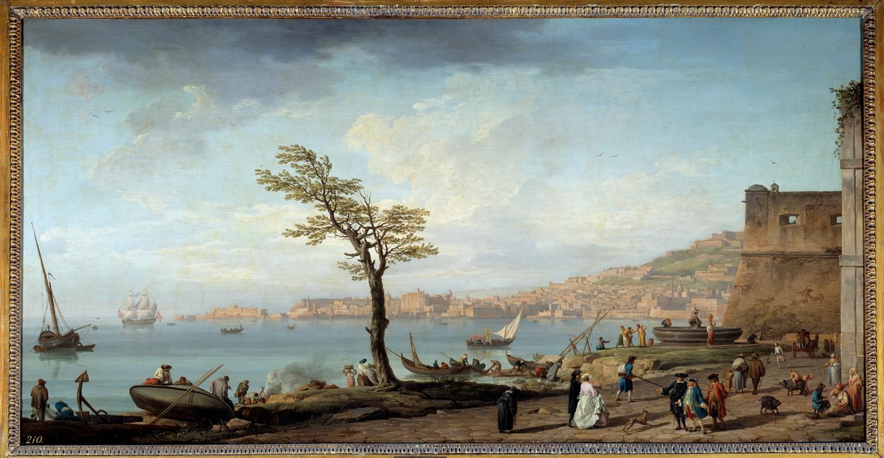 Näkymä Napolinlahdelle. Joseph Vernet