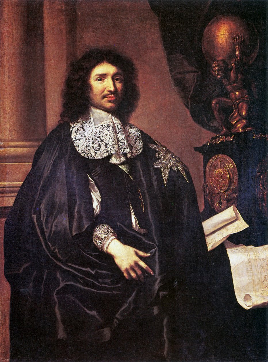 Jean-Baptiste Colbertin muotokuva tekijältä Claude Lefebvre