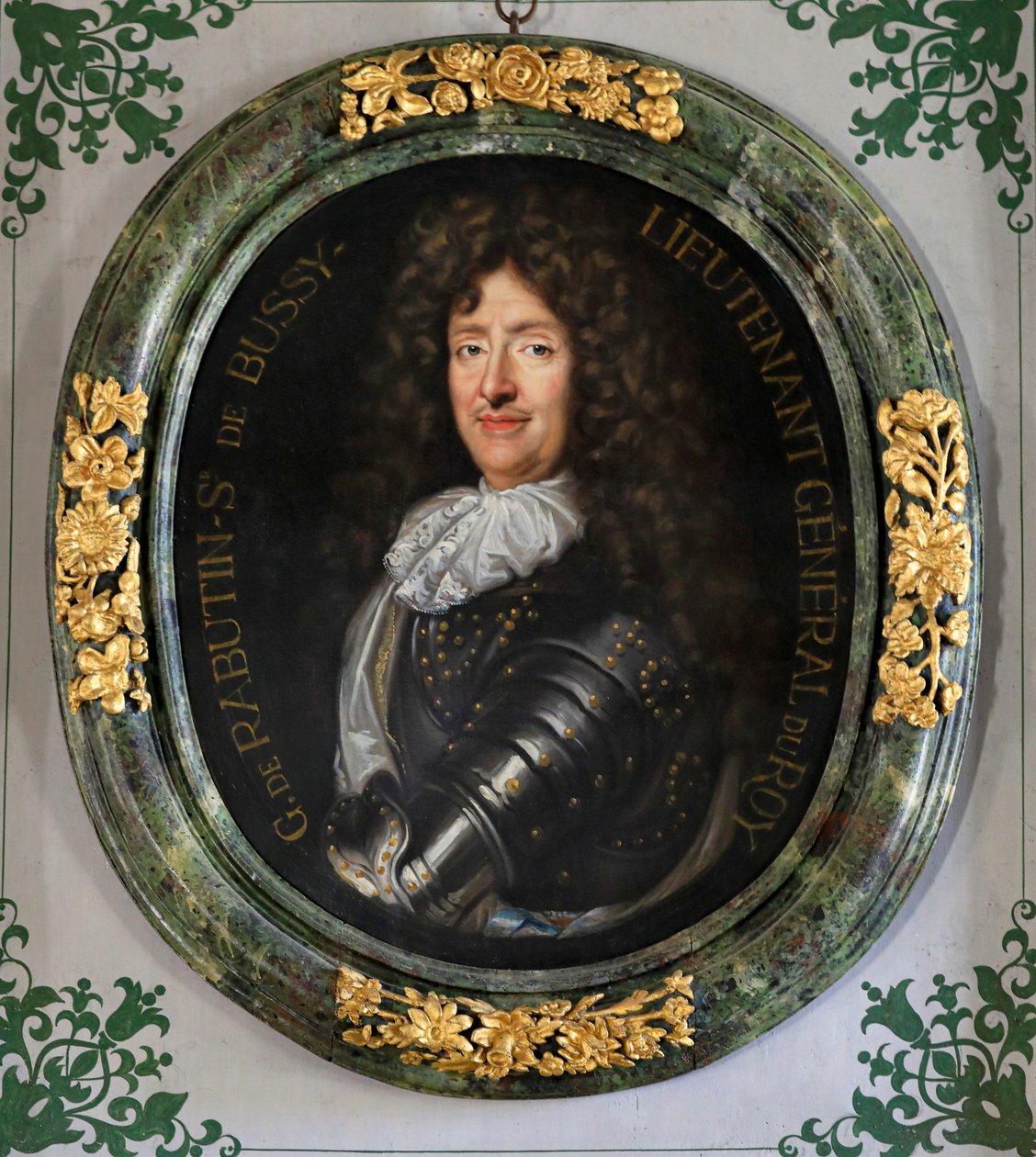 Roger Bussy-Rabutinin muotokuva. Bussy-Rabutinin linna. tekijältä Claude Lefebvre