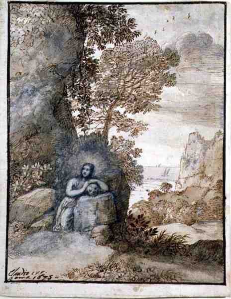 Maisema Magdalenan kanssa tekijältä Claude Lorrain