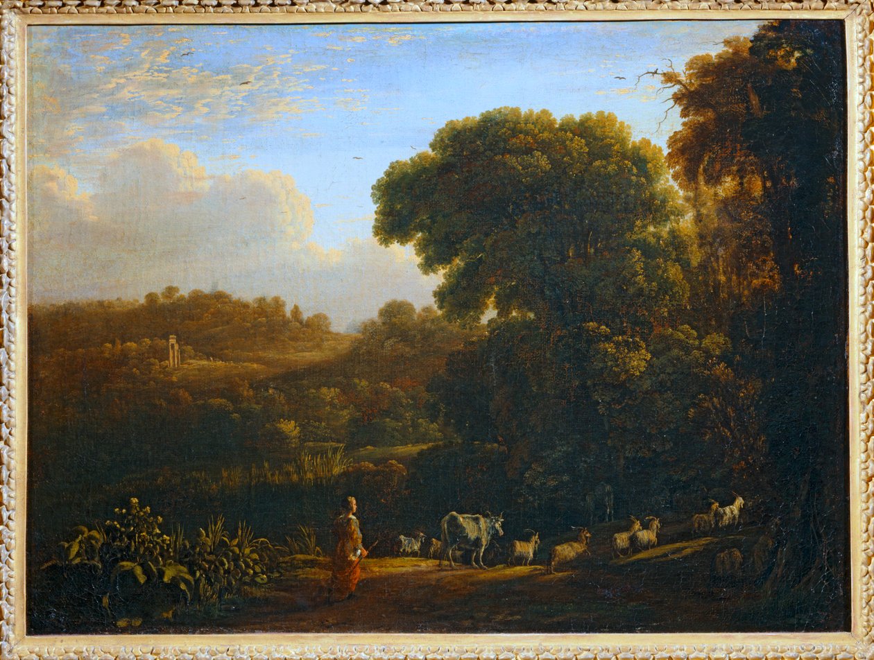 Paysage au soleil couchant - Maisema laskevan auringon kanssa ... tekijältä Claude Lorrain (1600 82)