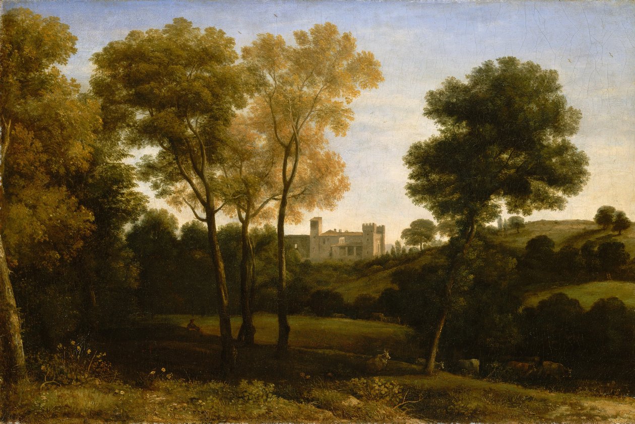 Näkymä La Crescenzalle tekijältä Claude Lorrain