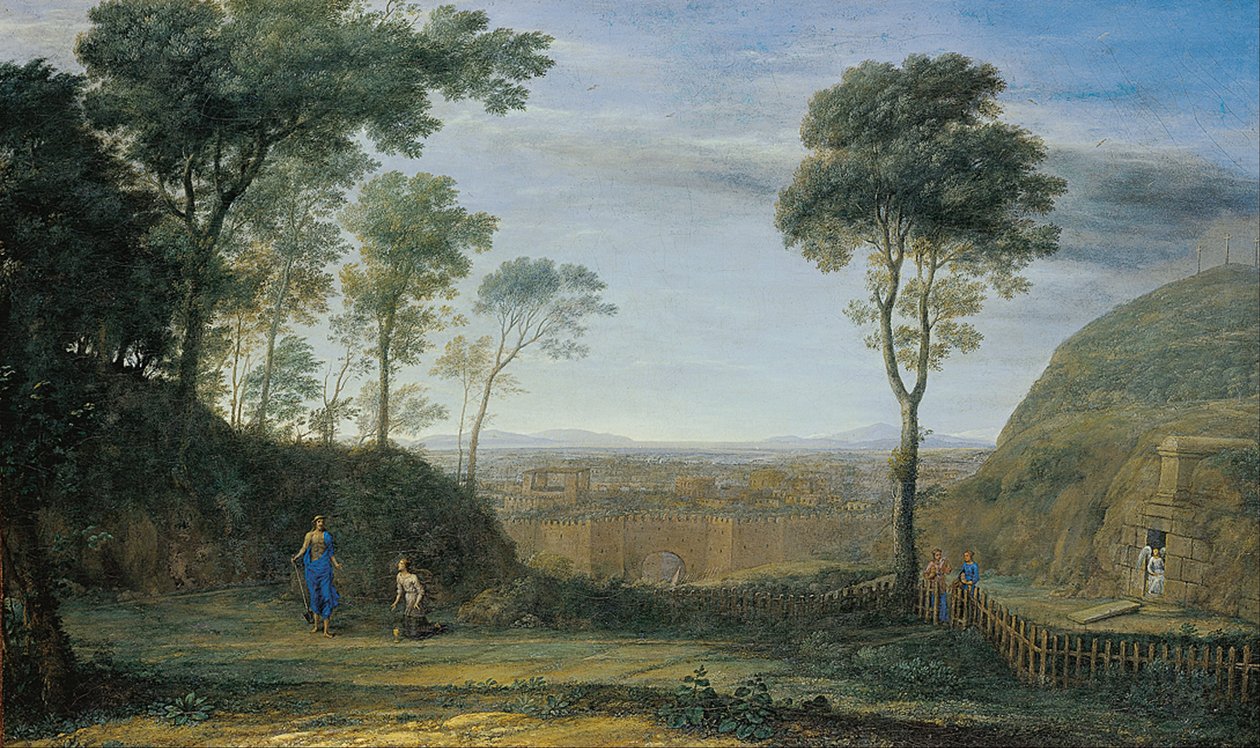 Kristus ilmestyy Pyhälle Maria Magdalenalle Noli me tangerelle tekijältä Claude Lorrain