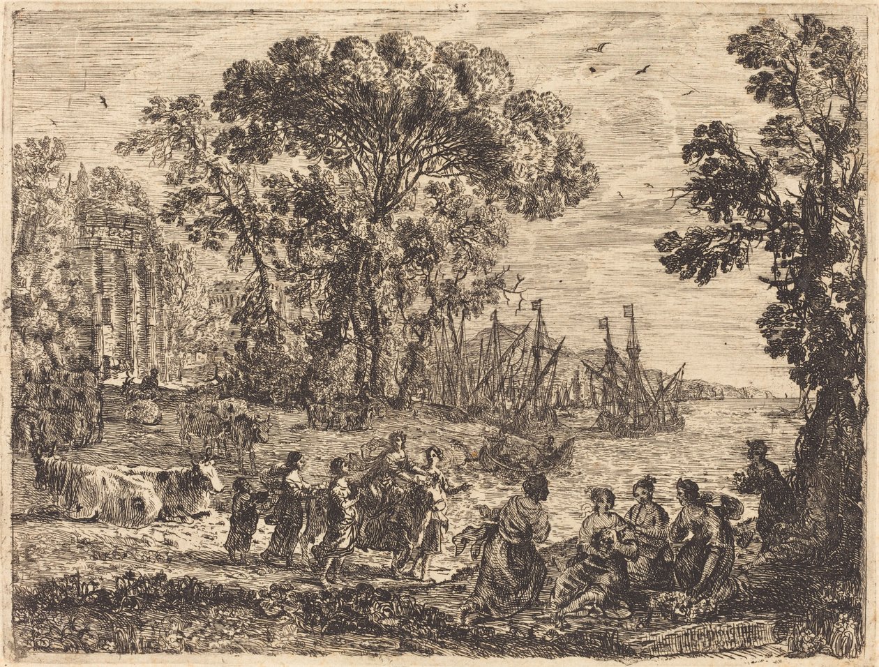 Eurooppa ja härkä tekijältä Claude Lorrain