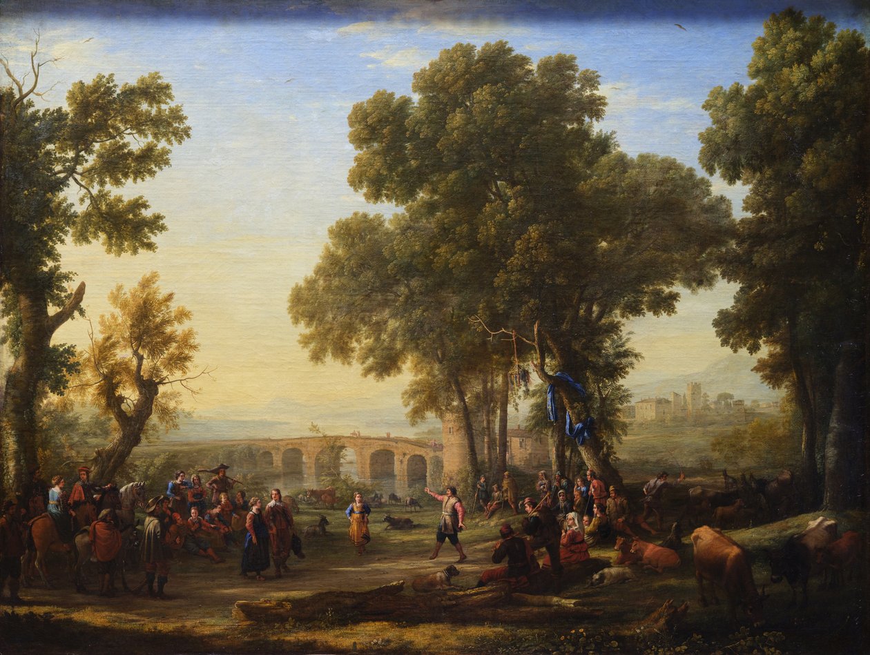 Ranska: La Fête villageoise Village Fête Village Fête tekijältä Claude Lorrain