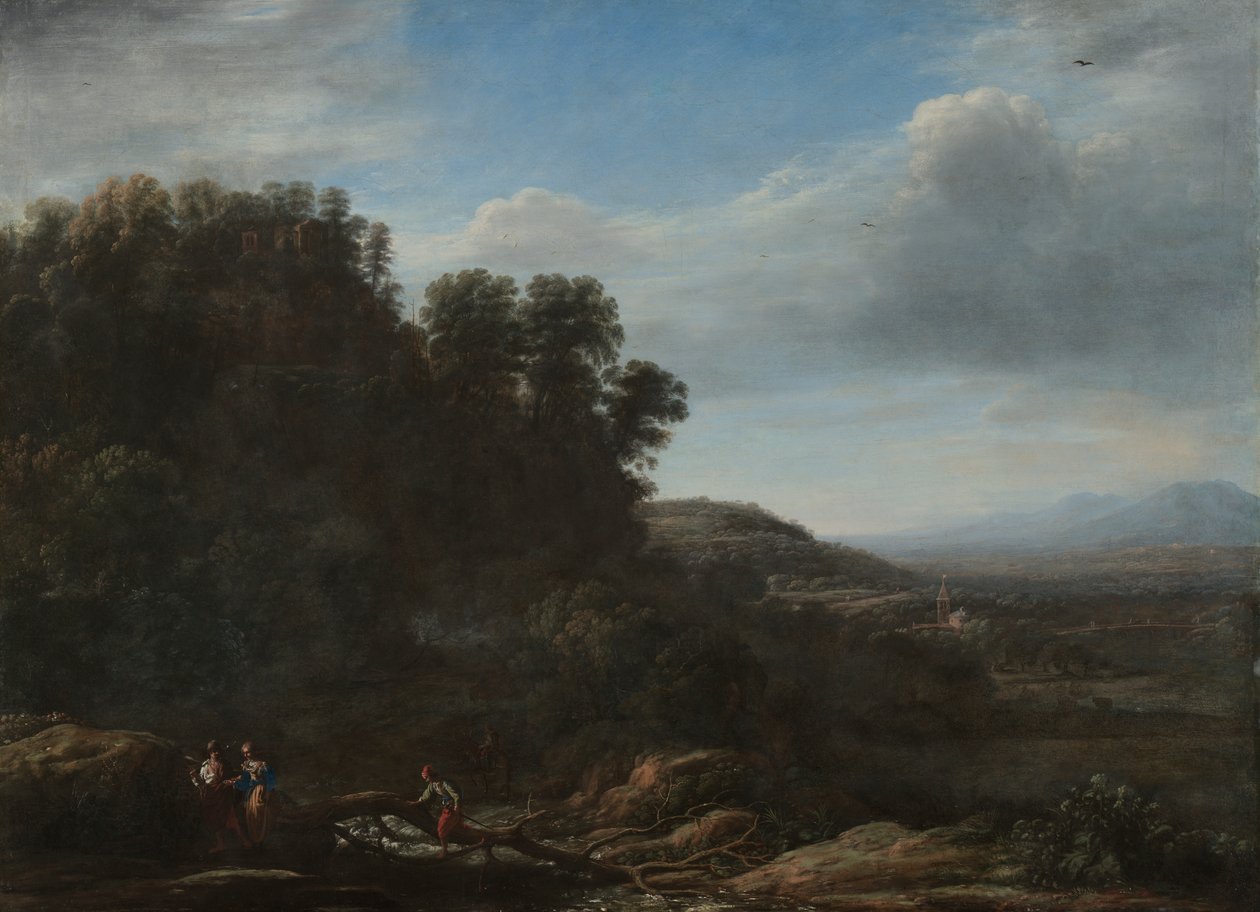 Italian maisema tekijältä Claude Lorrain