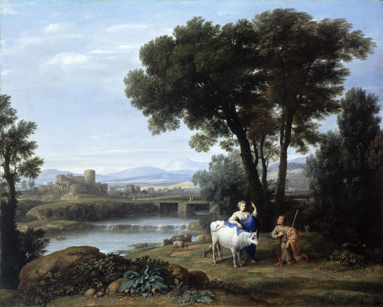 Juno uskoo Ion Arguksen hoiviin tekijältä Claude Lorrain