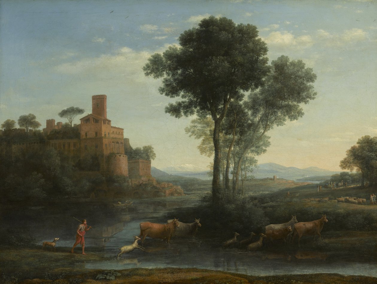 Maisema Jaakobin matkalla, 1677 tekijältä Claude Lorrain