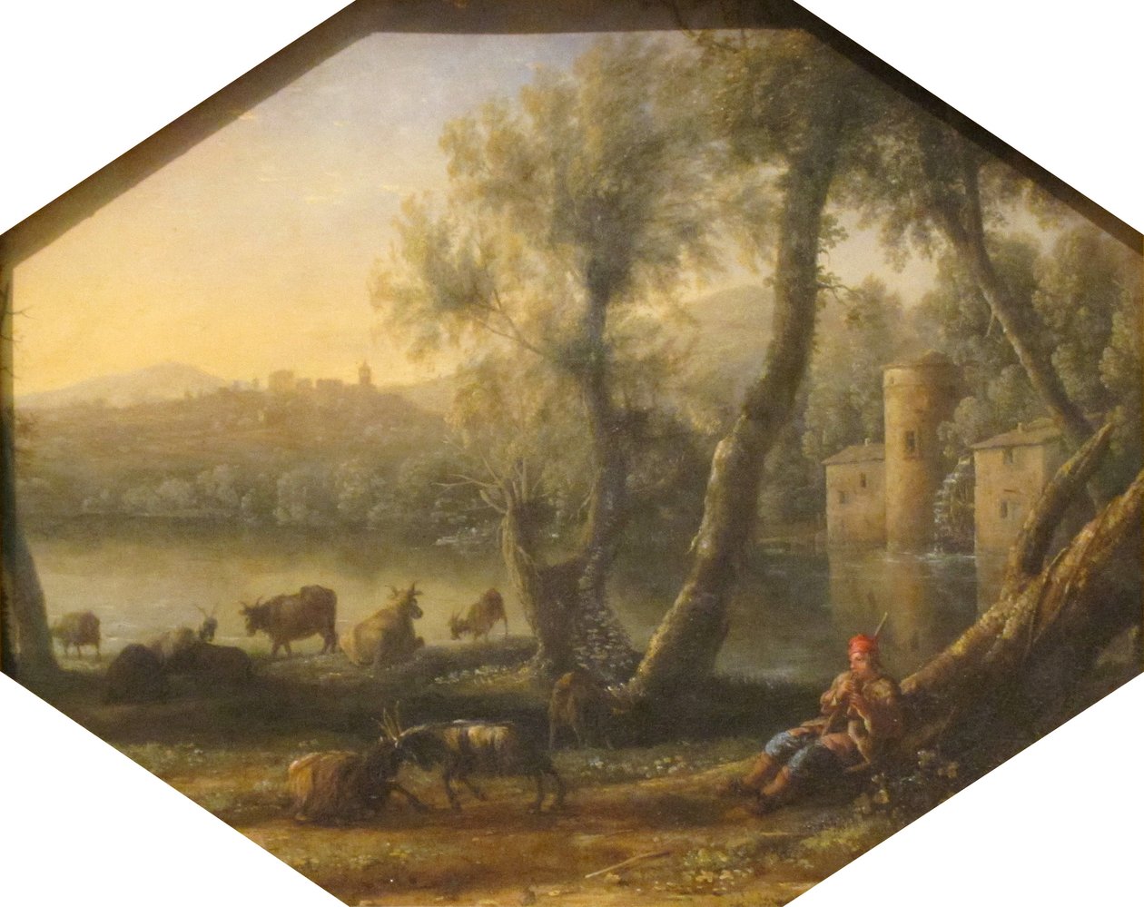 Pastoraalinen maisema Vaihtoehtoinen nimi(t):  Claude tekijältä Claude Lorrain