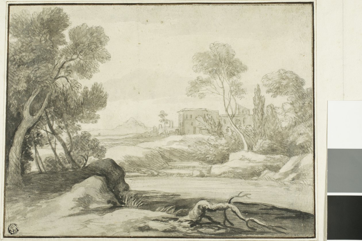 River Scene tekijältä Claude Lorrain