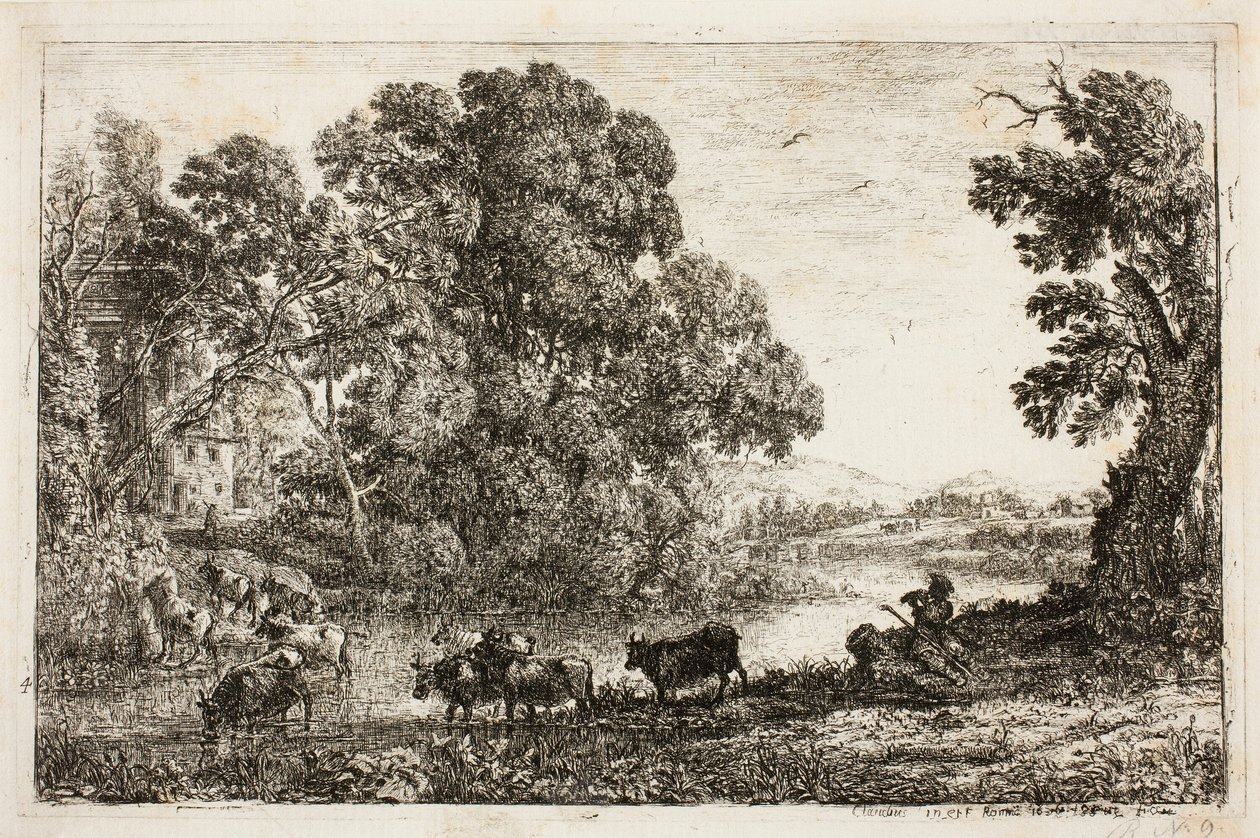 Lehmänpaimen tekijältä Claude Lorrain