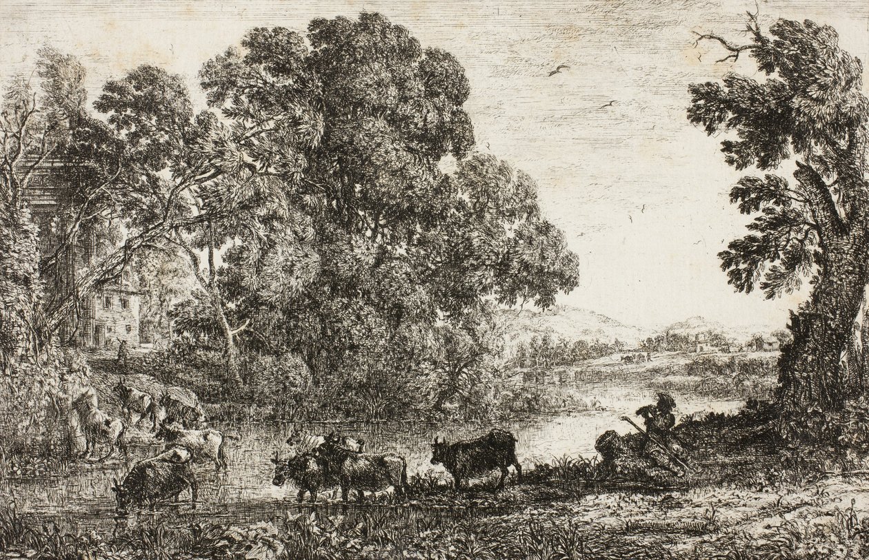 Lehmänpaimen, 1636 tekijältä Claude Lorrain