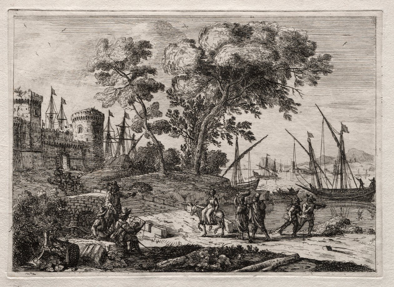 Piirtäjä. tekijältä Claude Lorrain