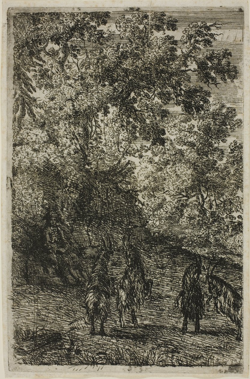 Neljä vuohetta tekijältä Claude Lorrain