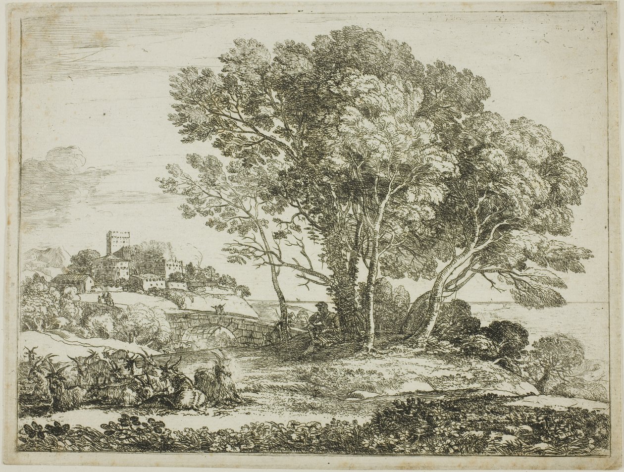 vuohipaimen tekijältä Claude Lorrain