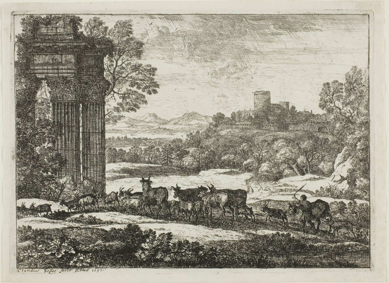 Lauma palaa myrskyisellä säällä tekijältä Claude Lorrain