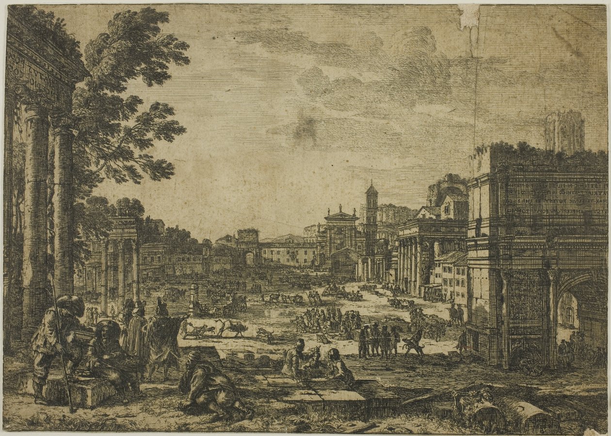 Rooman foorumi tekijältä Claude Lorrain