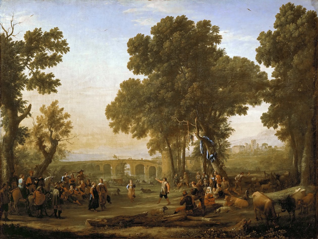 Kyläjuhla tekijältä Claude Lorrain