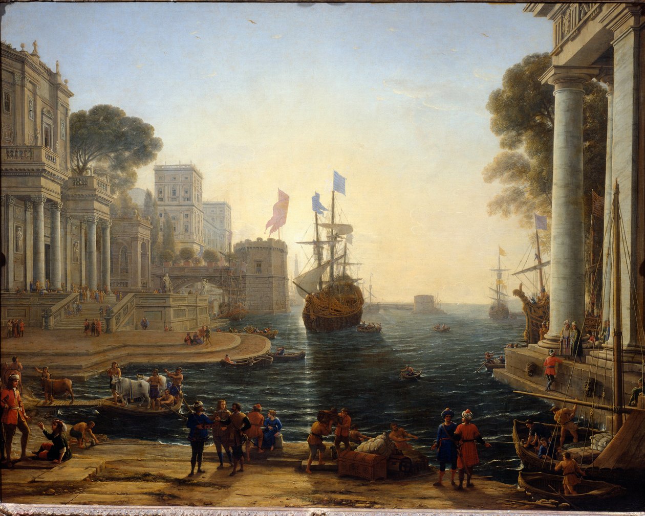 Ulysse esittelee Chryseisin isälleen (maalaus tekijältä Claude Lorrain