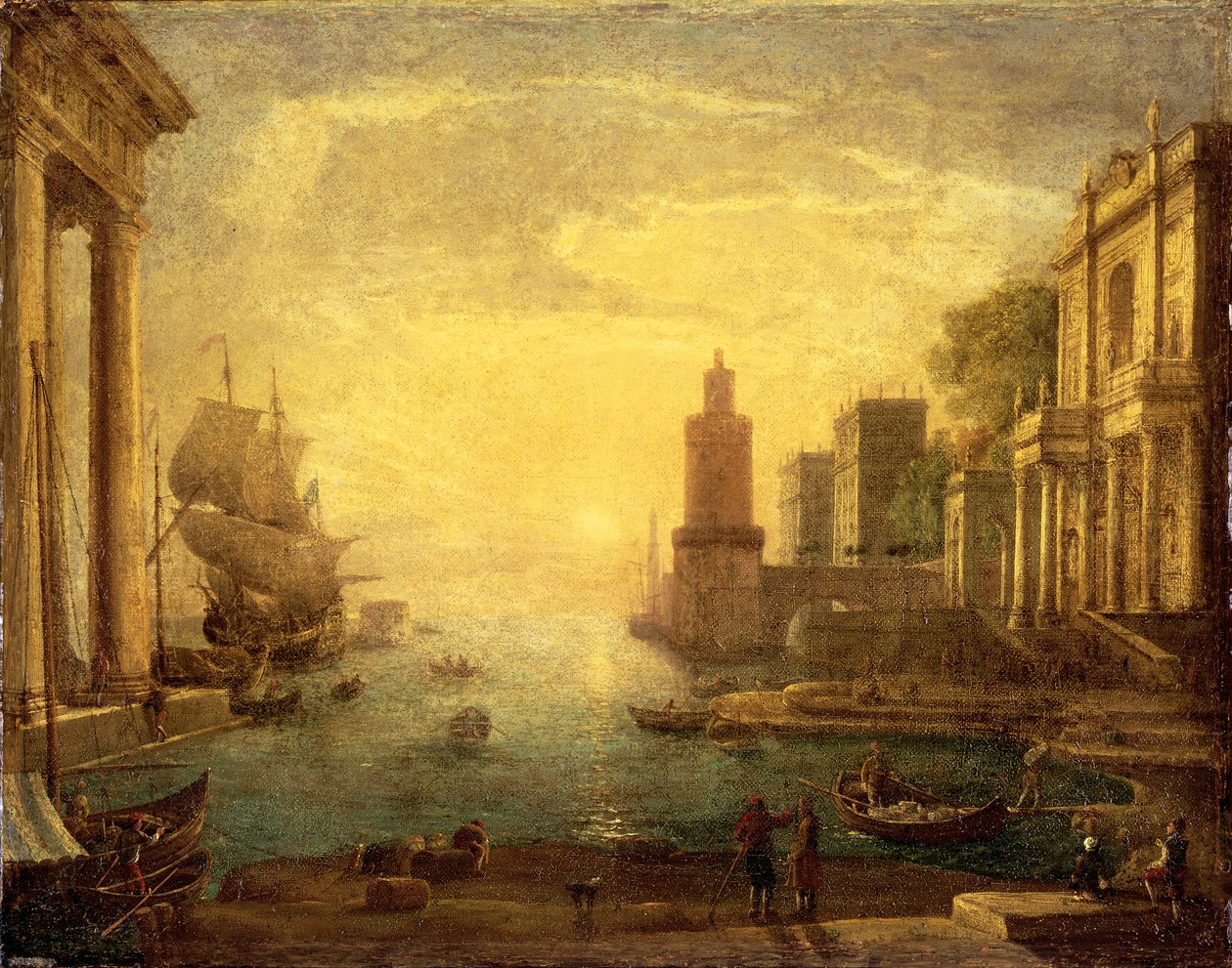 Grand Canal, Venetsia tekijältä Claude Lorrain