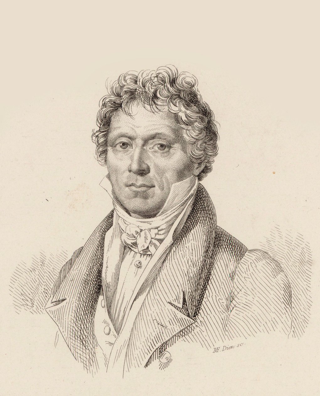 Muotokuva säveltäjä Anton Reichasta 1770-1836, 1837. tekijältä Claude Marie François Dien