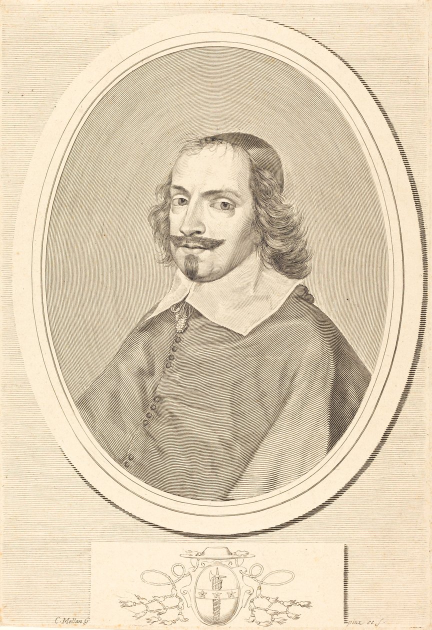 Kardinaali Jules Mazarin tekijältä Claude Mellan