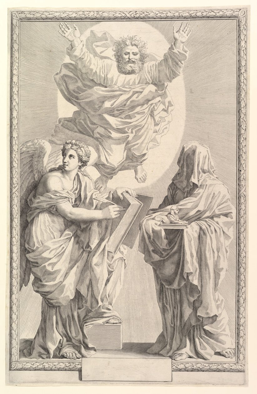 Raamatun etulevy, 1642. tekijältä Claude Mellan