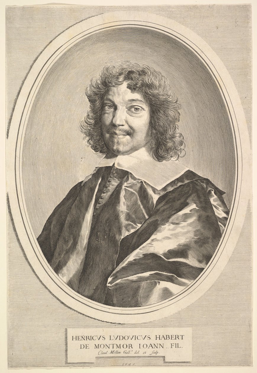 Henri-Louis Habert de Montmor, 1640. tekijältä Claude Mellan