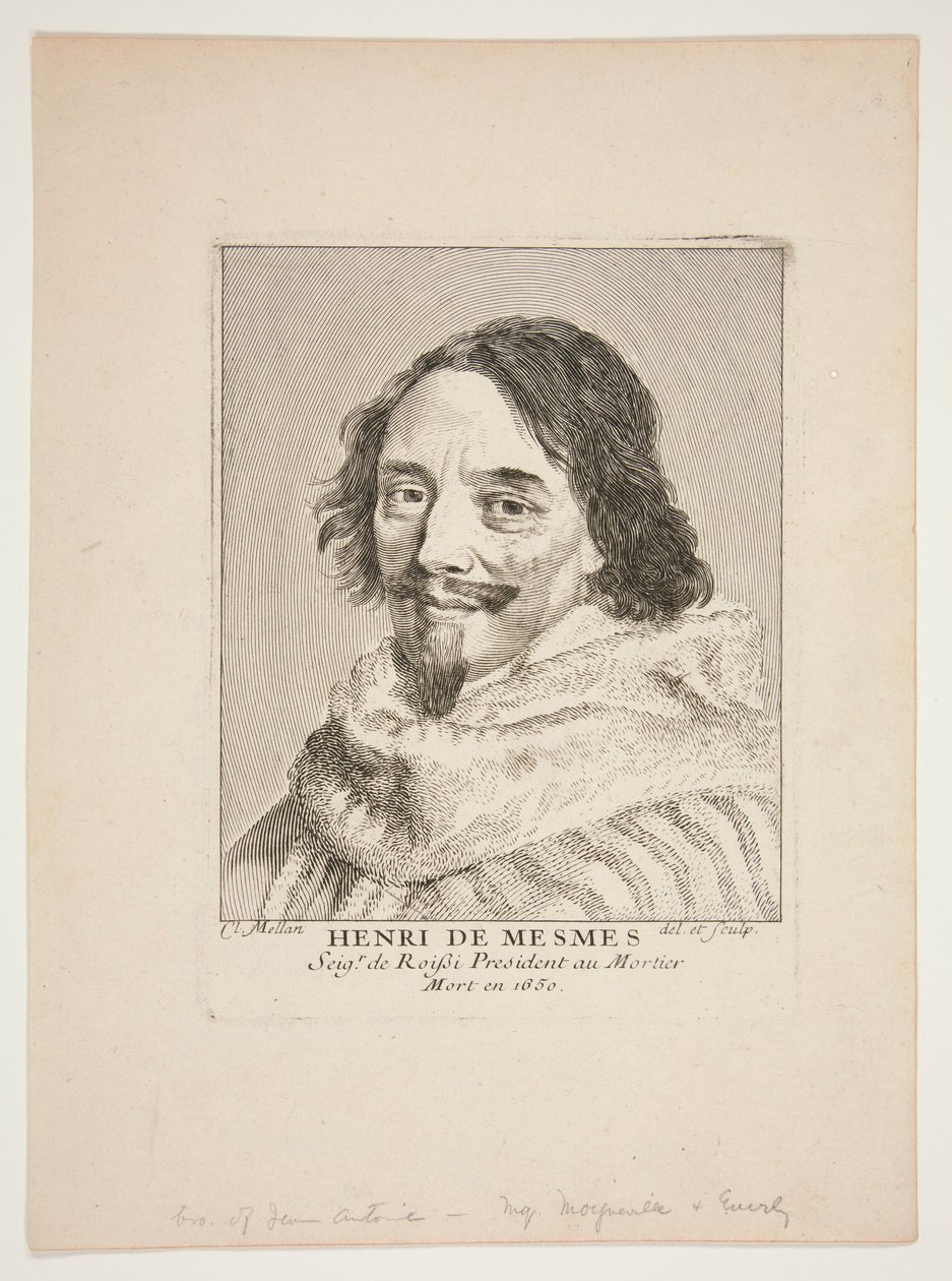 Henri de Mesmes tekijältä Claude Mellan
