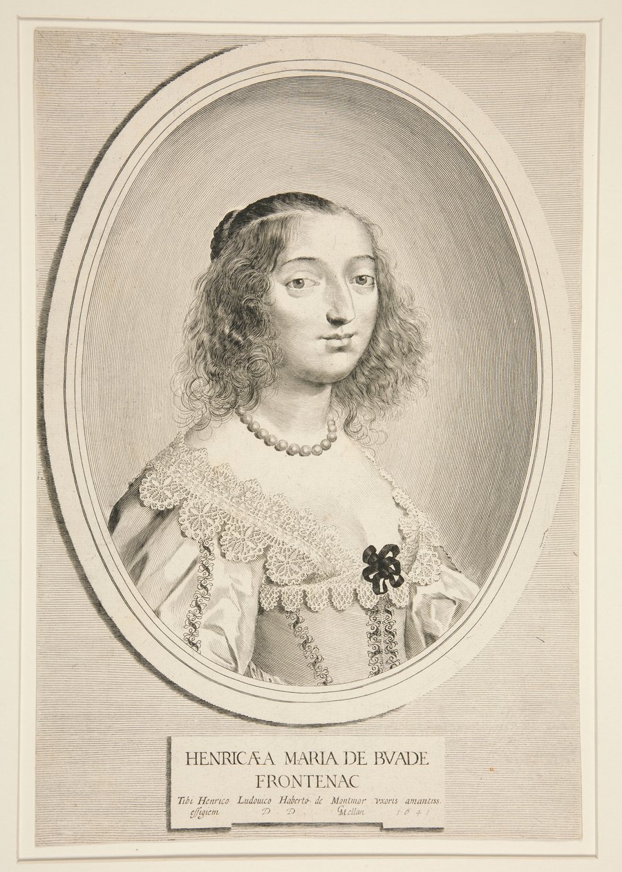 Henriette-Marie Montmort de Buade-Frontenac tekijältä Claude Mellan
