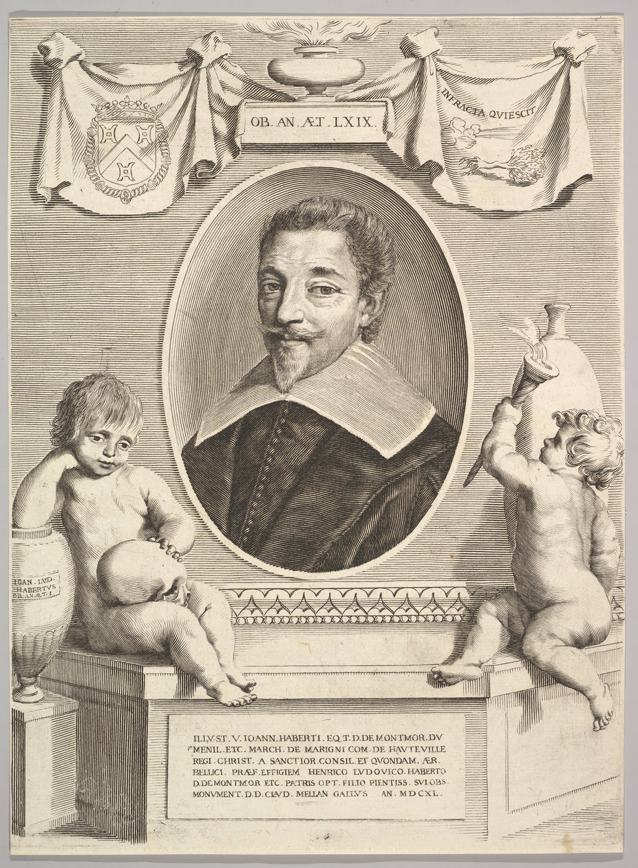 Jean Habert de Montmor, 1640. tekijältä Claude Mellan