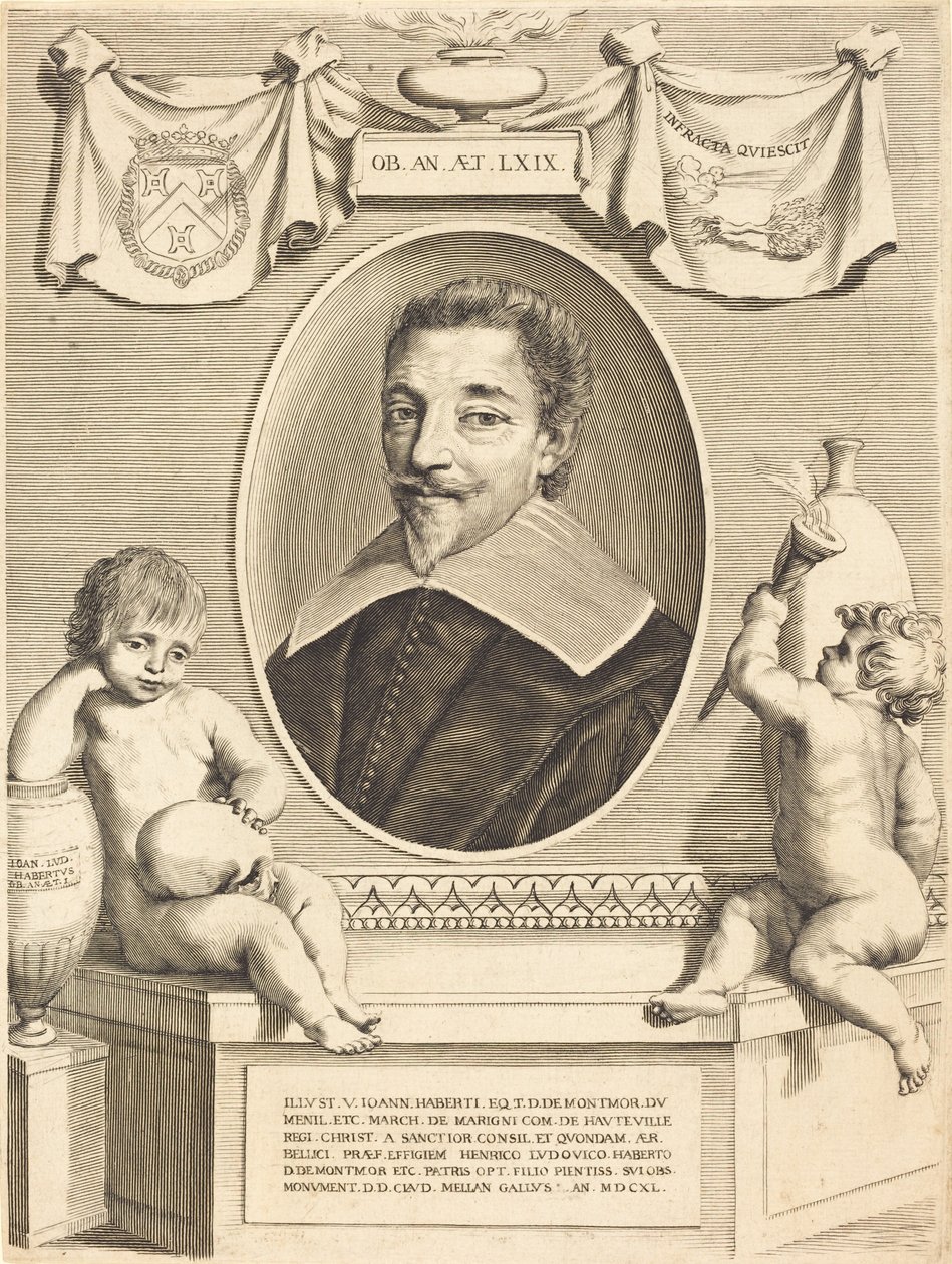 Jean Habert de Montmor tekijältä Claude Mellan