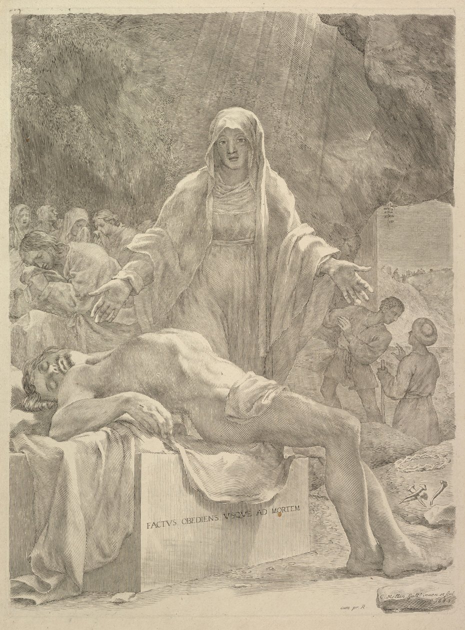 Valituslaulu, 1683. tekijältä Claude Mellan