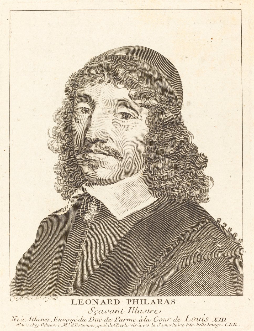 Leonardos Philaras tekijältä Claude Mellan