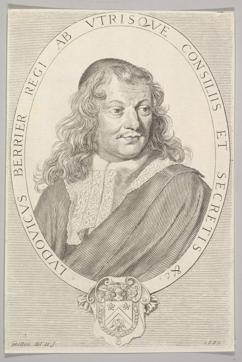 Louis Berryer, 1667. tekijältä Claude Mellan