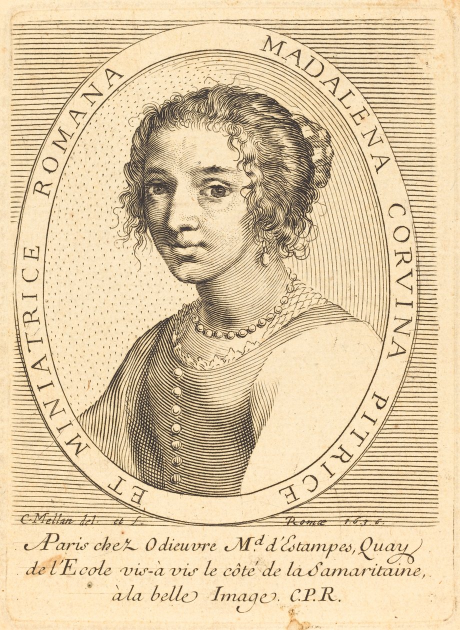 Maddalena Corvina tekijältä Claude Mellan