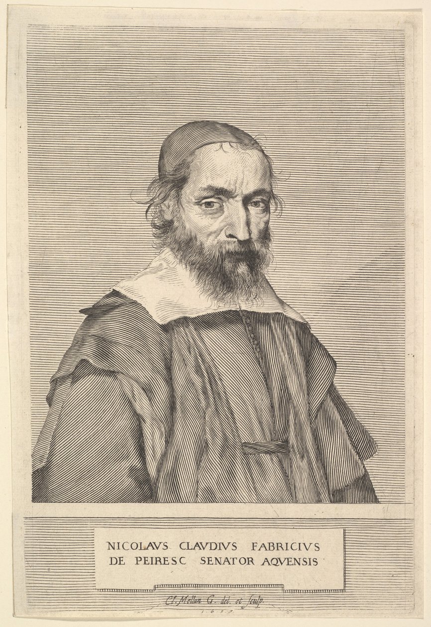 Nicolas-Claude Fabri de Peiresc, 1637. tekijältä Claude Mellan